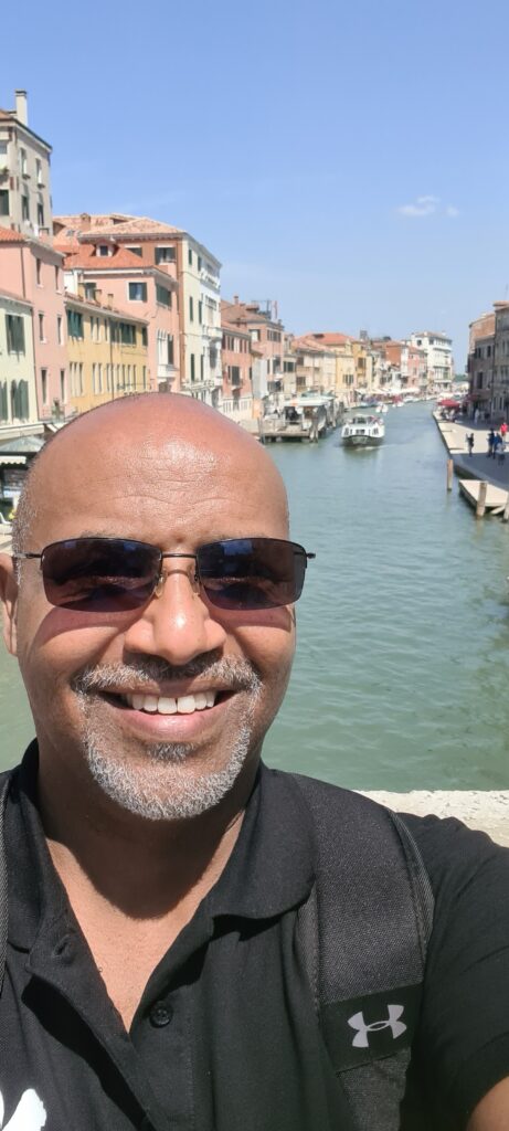 Dr Hakim Hassan at Venice, Italy 2023, photo 7 of 12
