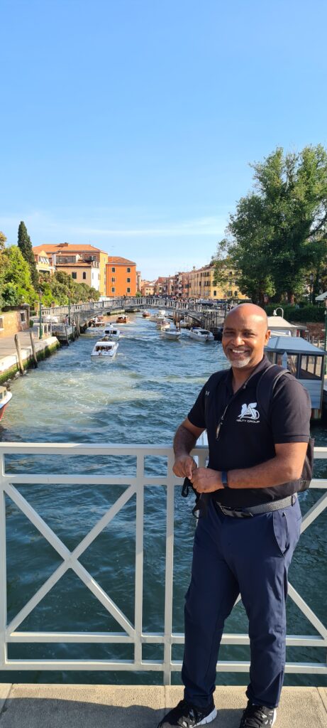 Dr Hakim Hassan at Venice, Italy 2023, photo 8 of 12